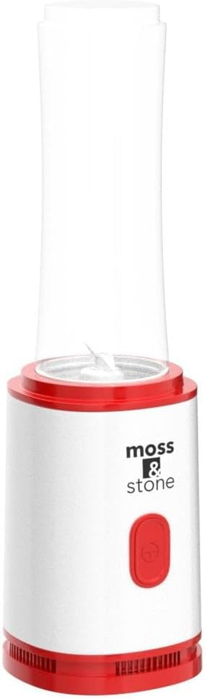 Single Serve Blender, White & Red, 20 Oz